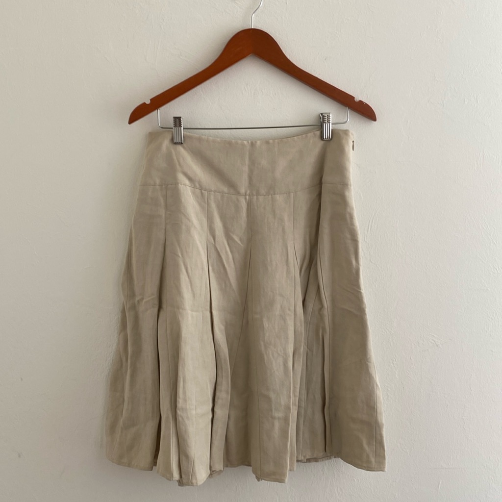 Nwt Ann Taylor Skirt Linen Mix Size 8